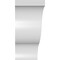 Ekena Millwork 3 1/2-in. W x 8-in. D x 8-in. H Funston Architectural Grade PVC Knee Brace BRCP035X08X08FST - alternate 3
